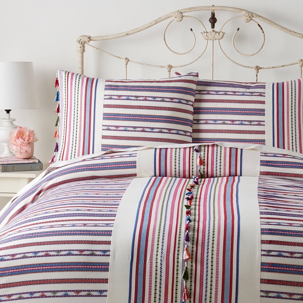 NWT Anthropologie Rosado Duvet Cover QUEEN